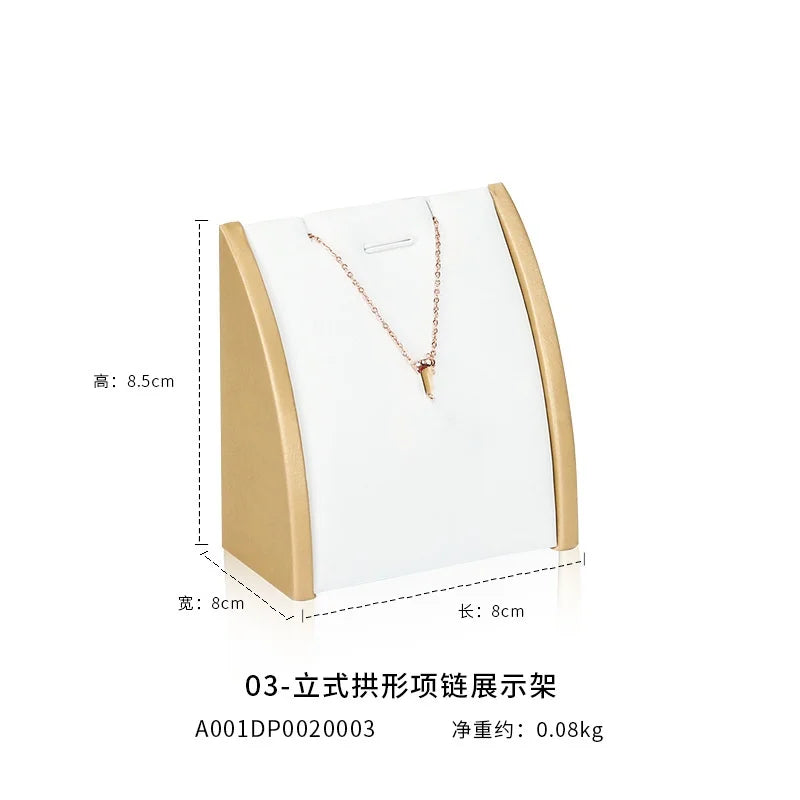 Plateau Bijoux Velours Or Blanc Multifonction