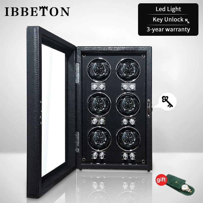 Coffre Fort Montre Bois IBBETON Remontoir 2 4 6 Emplacements