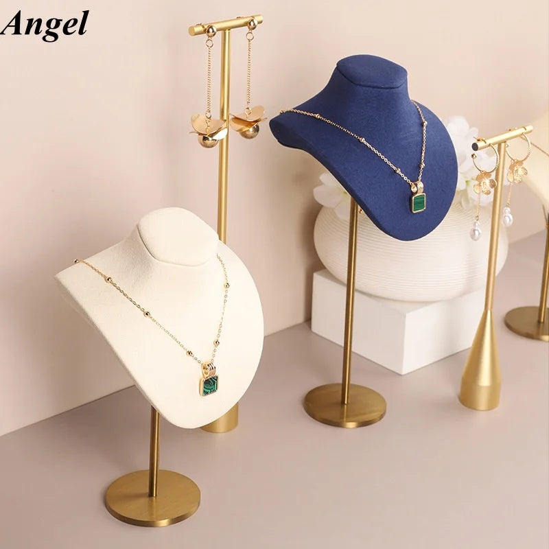 Présentoir Bijoux Velours Organisateur Multicouche