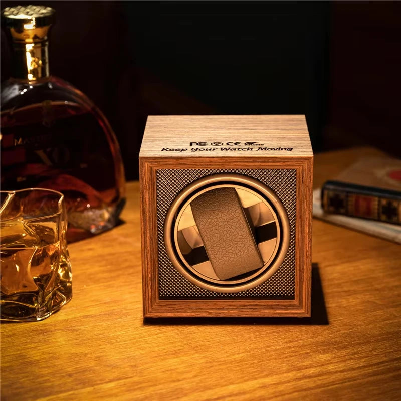 Remontoir Montre Bois USB Élégant Mabuchi