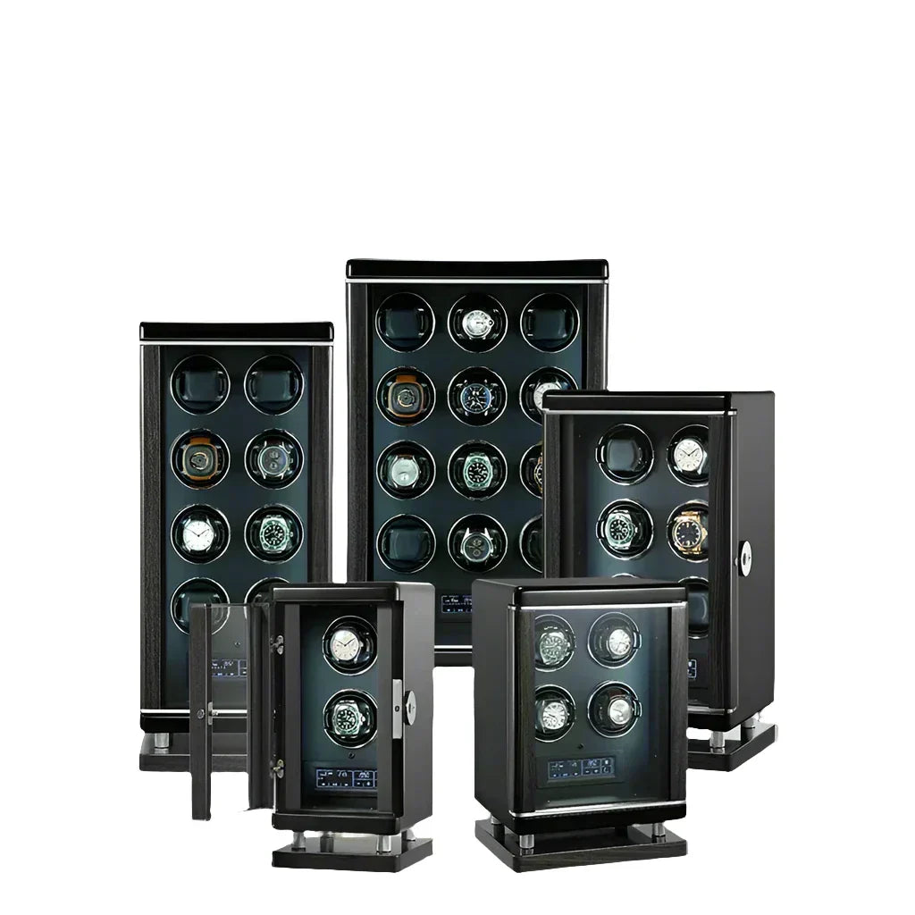Armoire Remontoir Métal Diplomate Biométrique 24 Montres