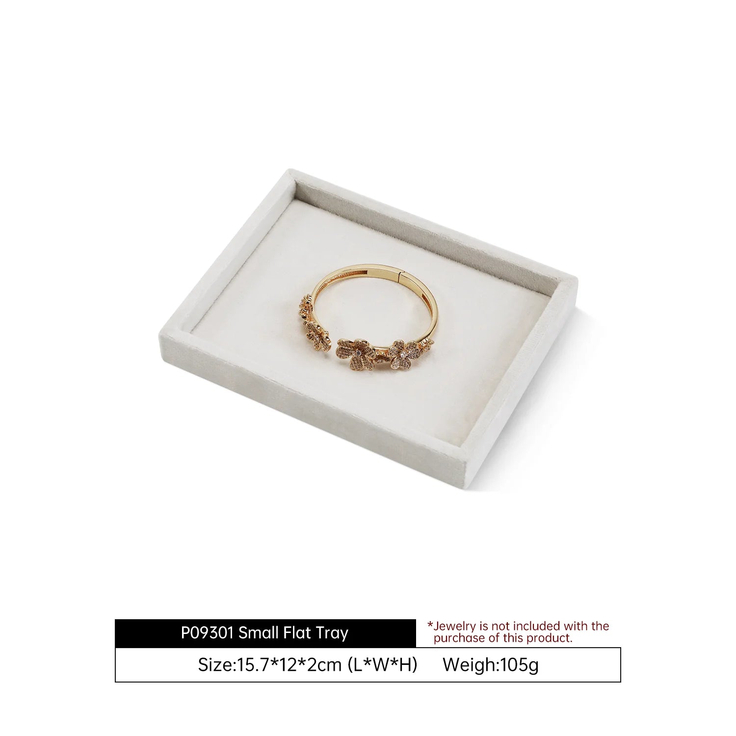 Plateau Bijoux Velours Tiroirs Multi Compartiments