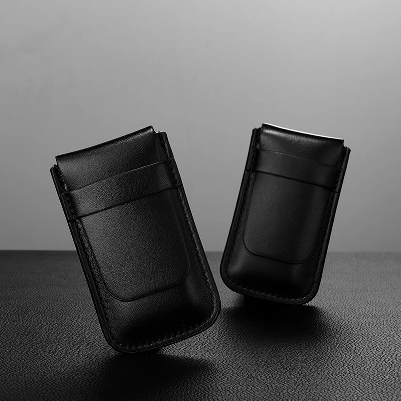Étui Montre Cuir Voyage Anti-poussière Portable