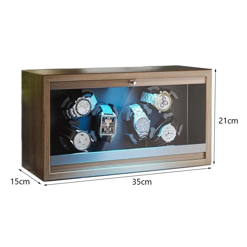 Remontoir Montre Automatique Bois Massif Premium