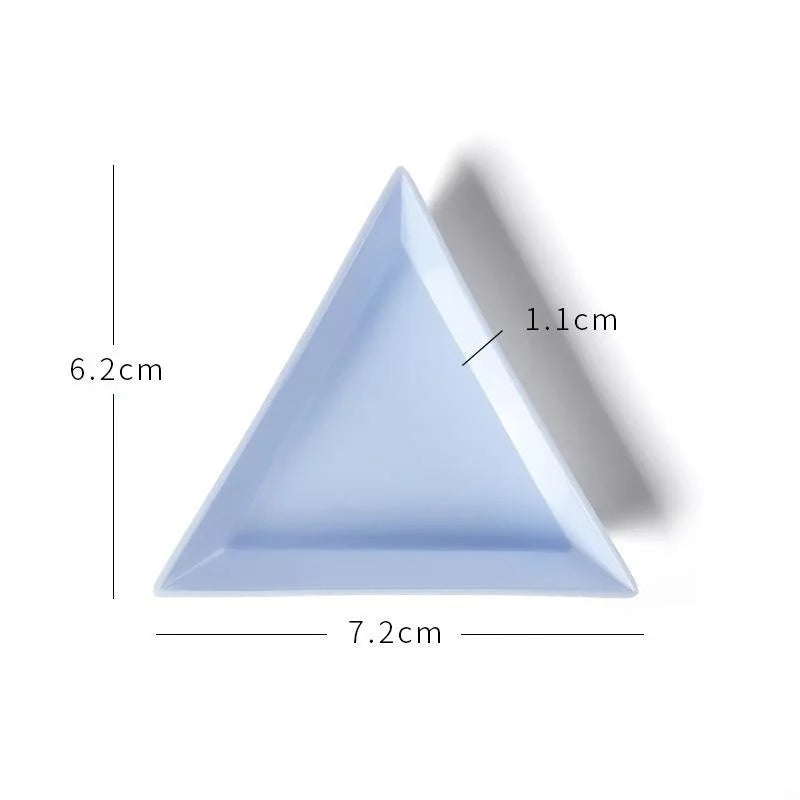 Plateau Bijoux Plastique Triangulaire Lot Tri