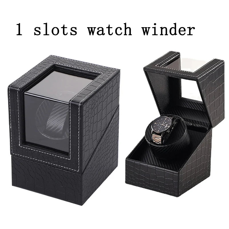 Remontoir Montre Bois Rotatif 5 Vitesses