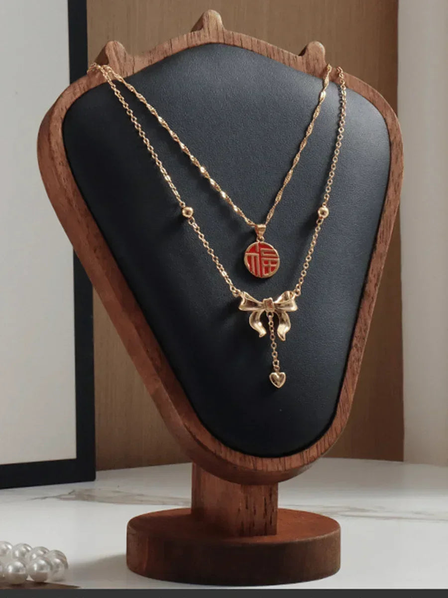 Présentoir Collier Fantaisie Velours