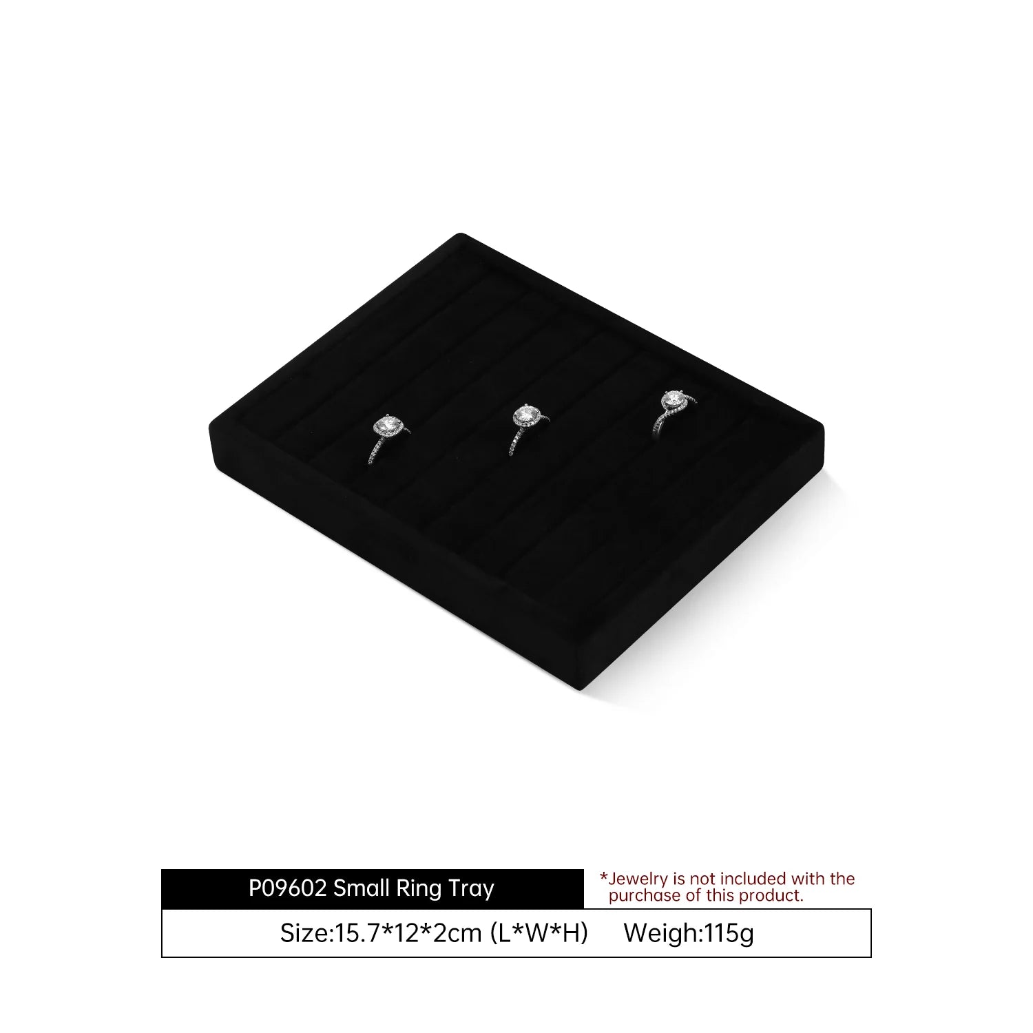 Plateau Bijoux Velours Tiroirs Multi Compartiments