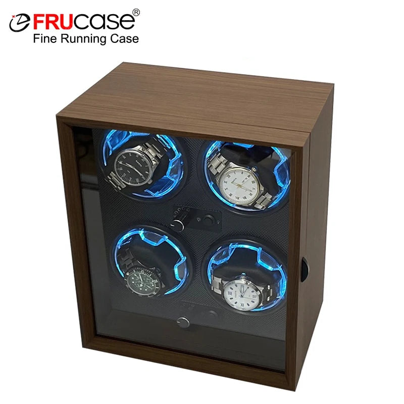 Remontoir Montre Bois 5 Modes Programmables