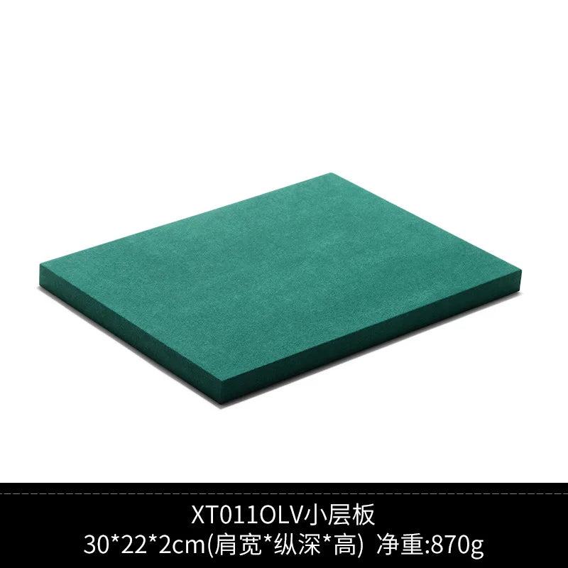 Présentoir Bijoux Velours Vert Premium Vitrine