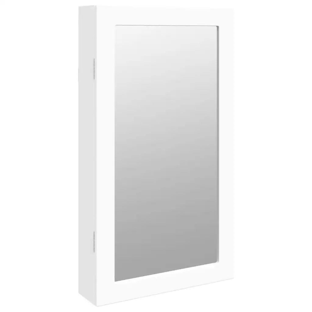 Armoire Bijoux Bois Murale Miroir LED