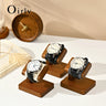 Buste Montre Bois Cuir Présentoir Vitrine