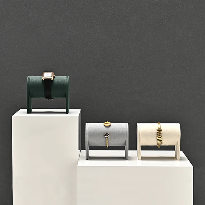Présentoir Bracelet Montre Suédine Vitrine