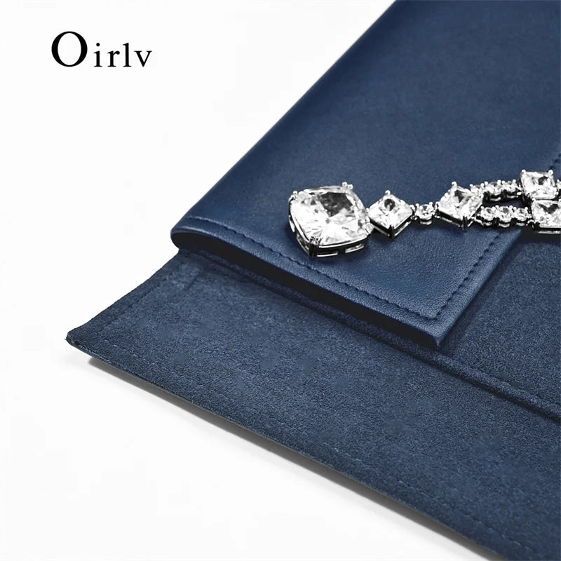 Pochette Collier Cuir Premium Voyage Bijoux