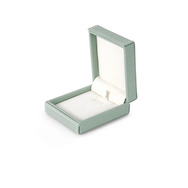 Boîte Bijoux Velours Vert Coffret Mariage