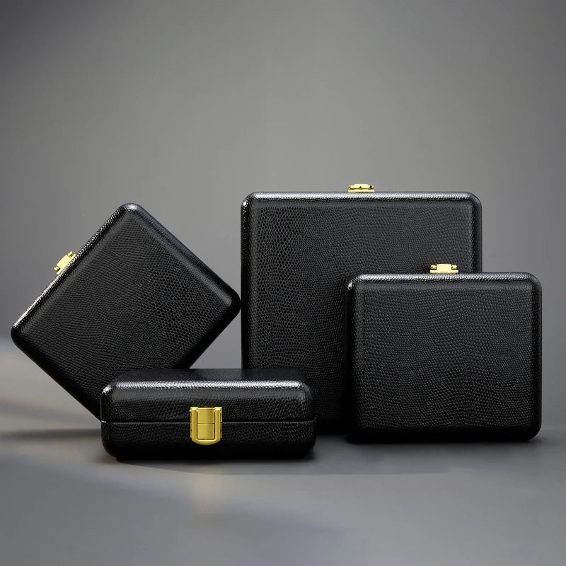 Boîte Bijoux Cuir Premium Coffret Cadeau