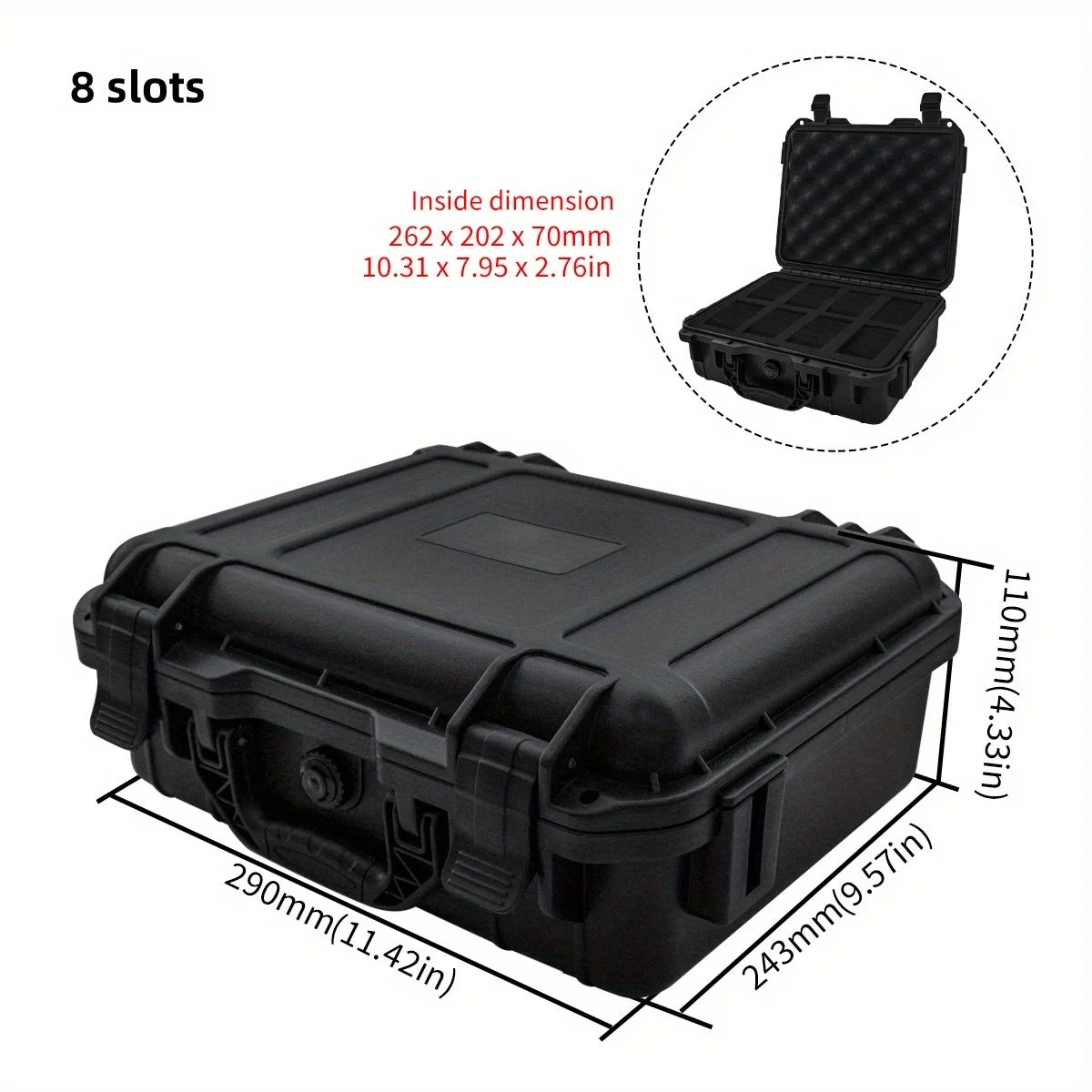 Boîte Montre Plastique Étanche 8 15 Compartiments