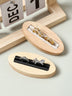 Plateau Anneaux Bois Velours Style Nordique