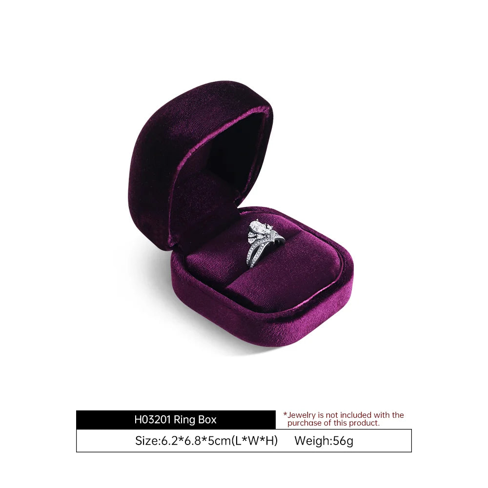 Boîte à Bijoux Velours Premium Rangement