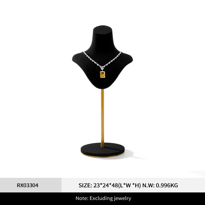 Buste Collier Mannequin Rangement Vitrine