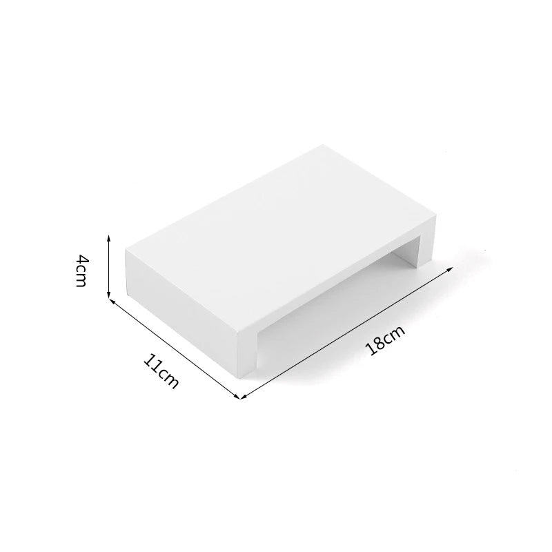 Présentoir Bijoux Cuir Blanc Multifonction