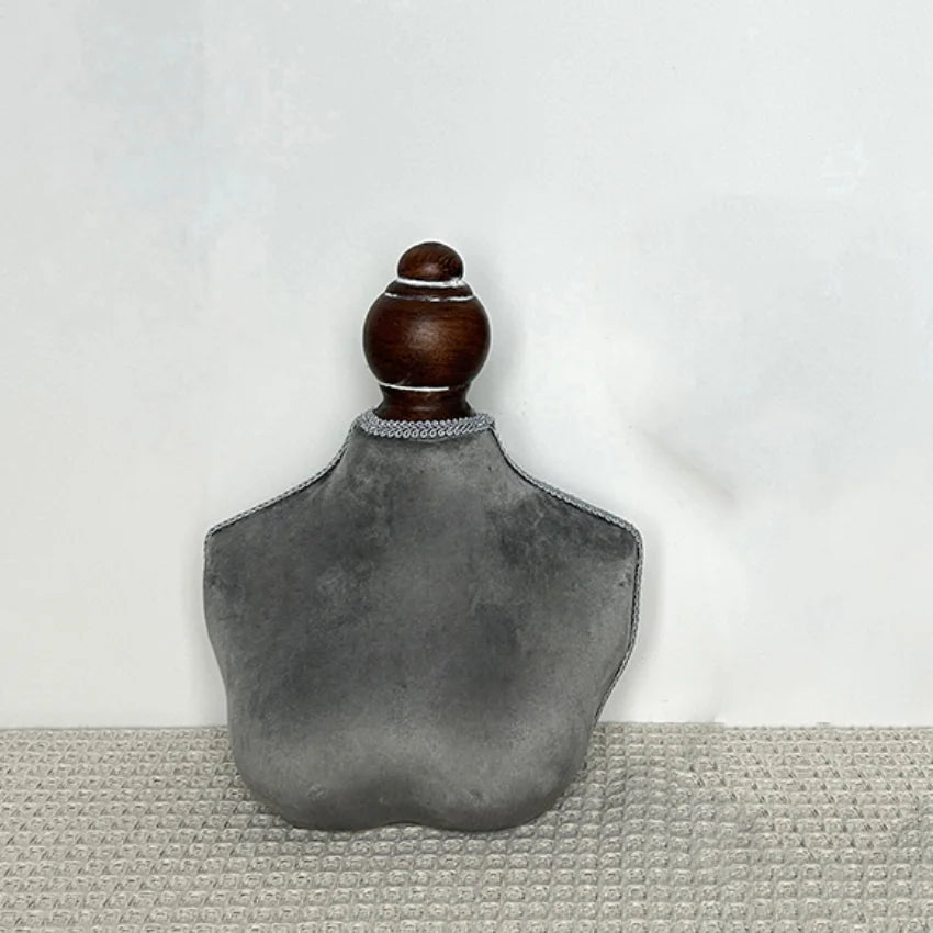 Présentoir Collier Buste Bois Bambou Élégant