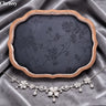 Plateau Bijoux Velours Jade Comptoir Luxe