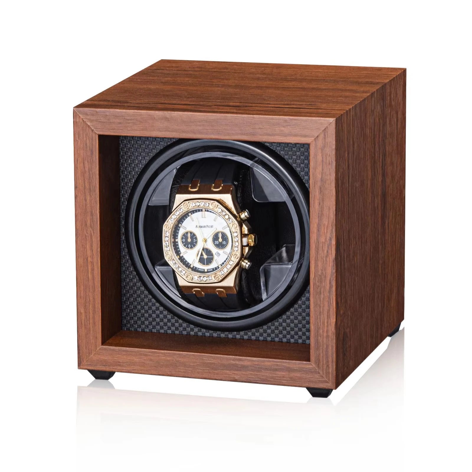 Remontoir Montre Bois USB Élégant Mabuchi