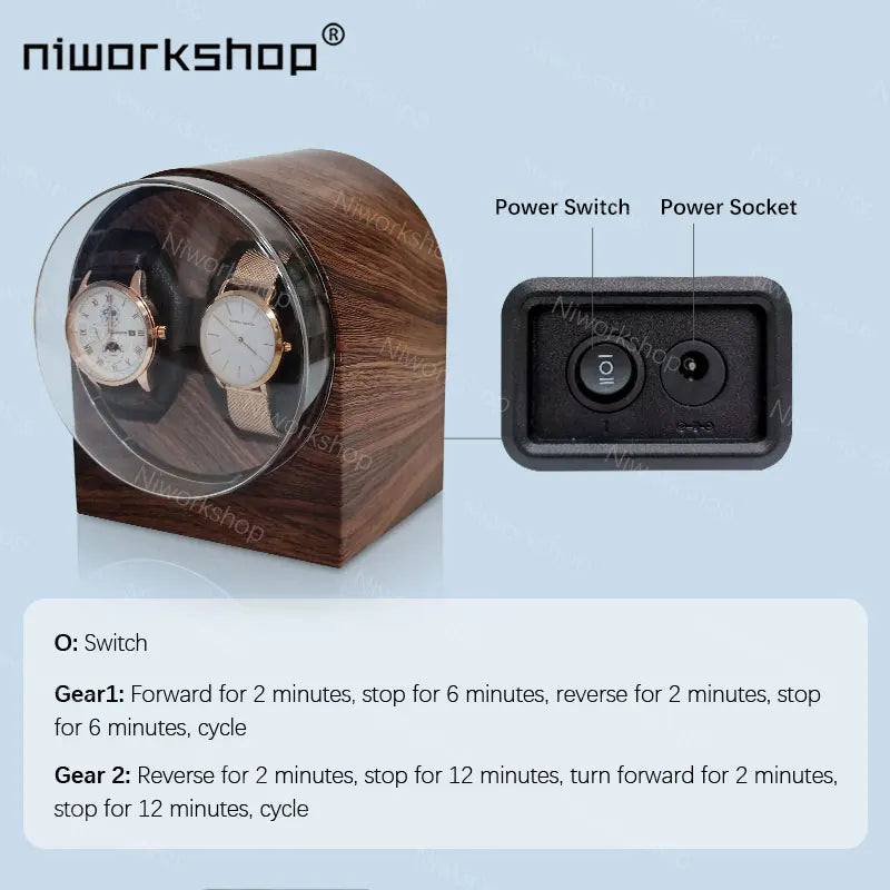 Remontoir Montre Plastique ABS Silencieux Compact