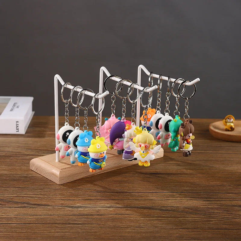 Porte Bijoux Bois Métal Crochet Multi Usages