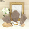 Présentoir Collier Bois Velours Café Boutique