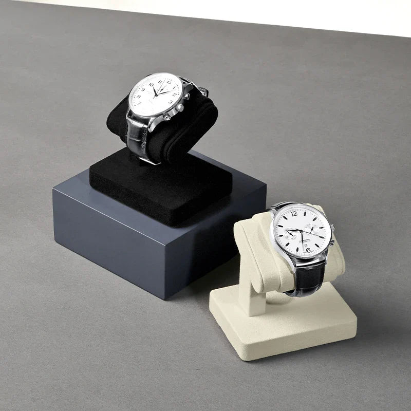 Support Montre Suédine Microfibre Compact