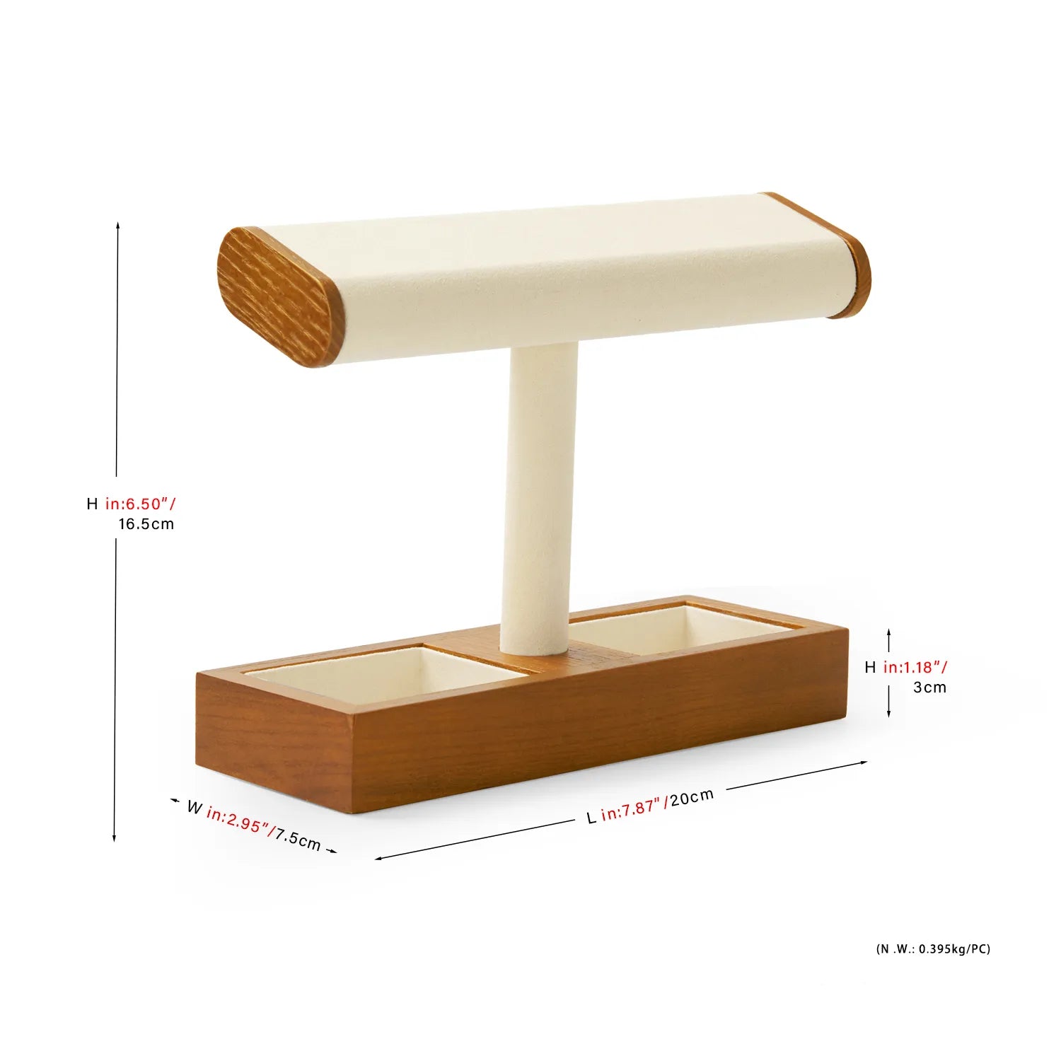 Porte Montre Homme Bois Cuir 3 Places Vitrine