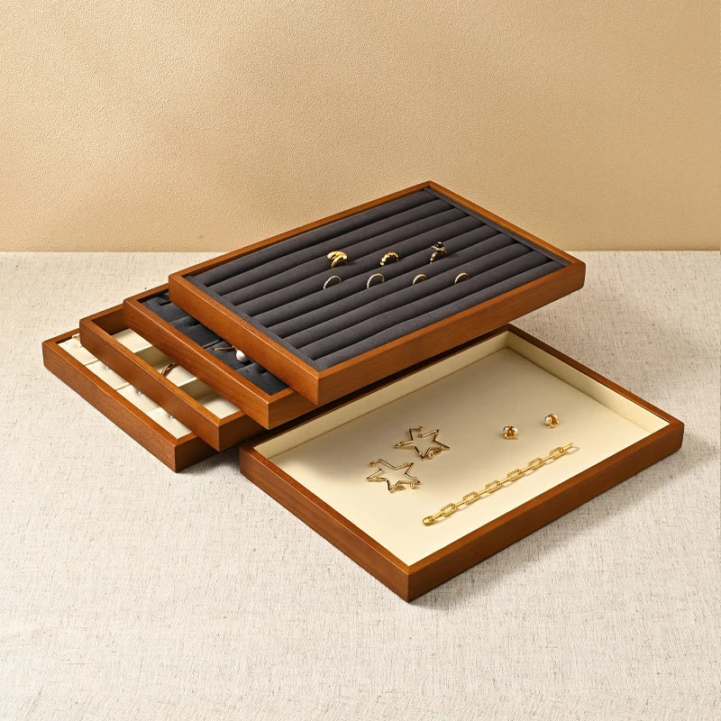 Boite Bijoux Bois Multifonctions Plateaux Modulaires