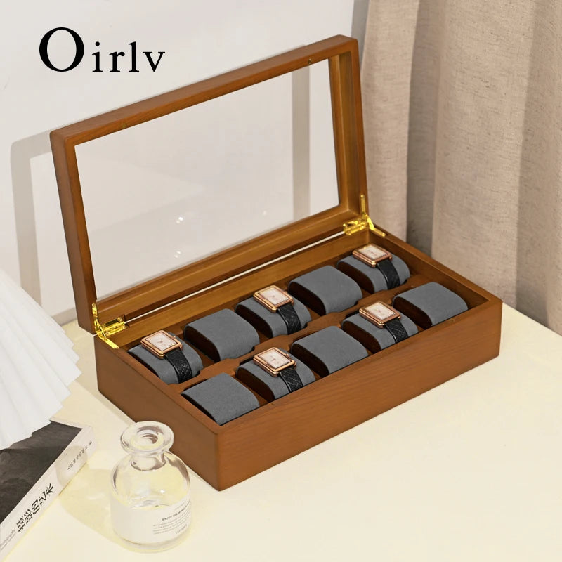 Coffre Fort Montre Bois 10 Emplacements Luxe