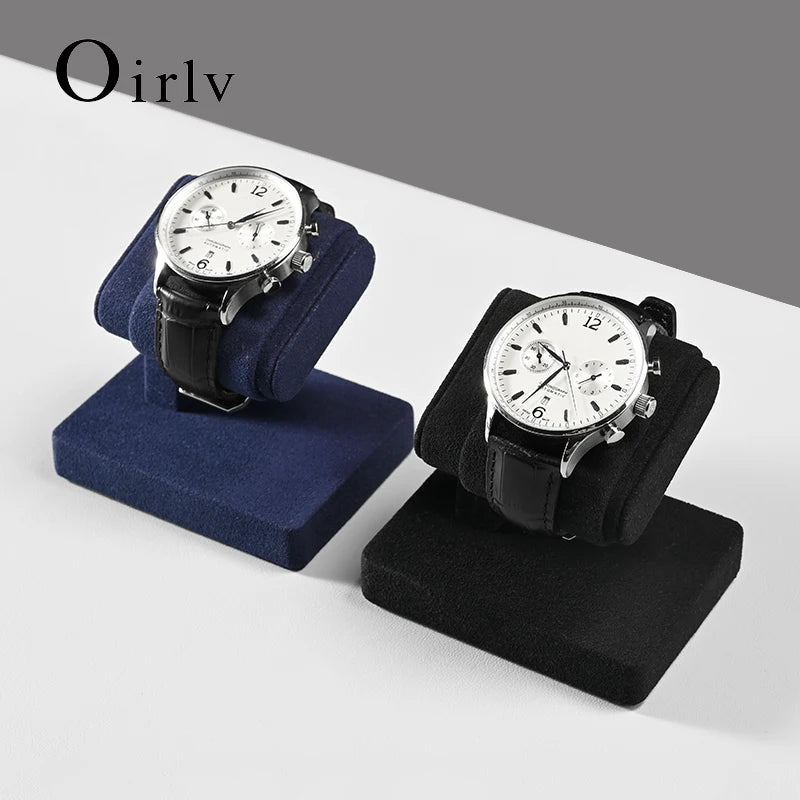 Présentoir Montre Microfibre Velours 5 Coloris