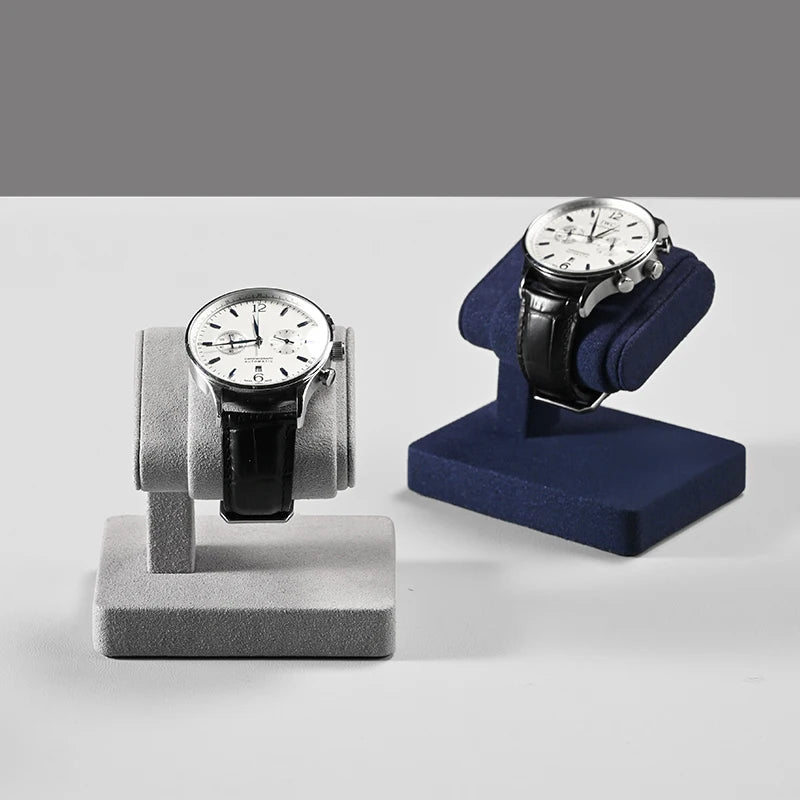 Présentoir Montre Microfibre Velours 5 Coloris