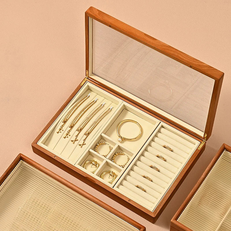 Boîte Bijoux Bois Multi Configurations