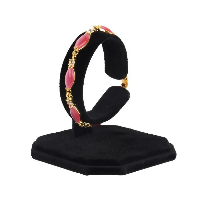 Présentoir Bracelet Montre Velours Forme C