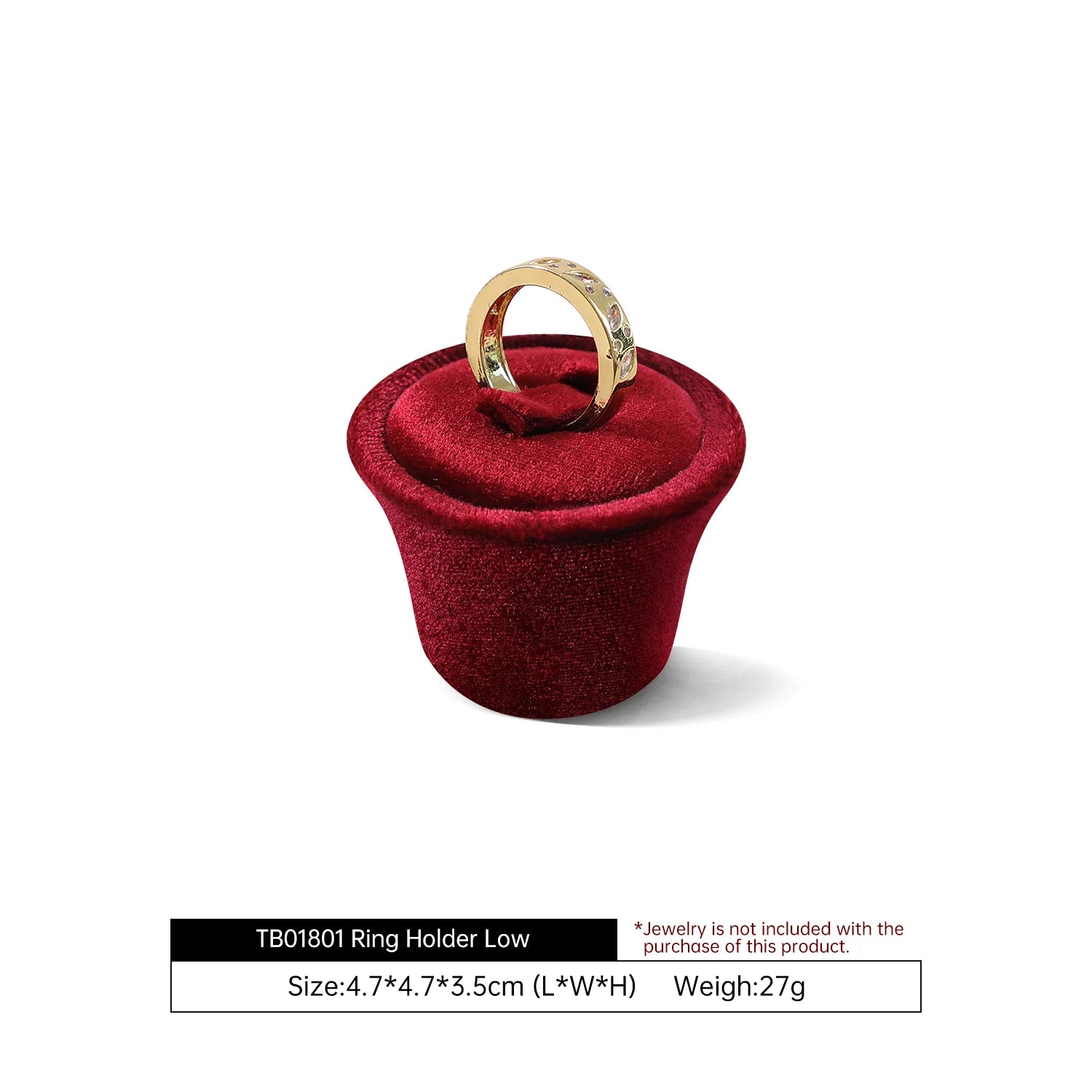 Ensemble Présentoirs Bijoux Velours Vitrine Complète