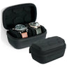 Étui Montre Plastique EVA Black 2 Slots Noir