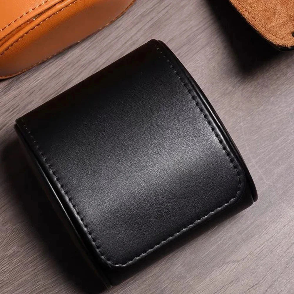 Étui Montre Cuir Rouleau Compact 1 2 3 Places