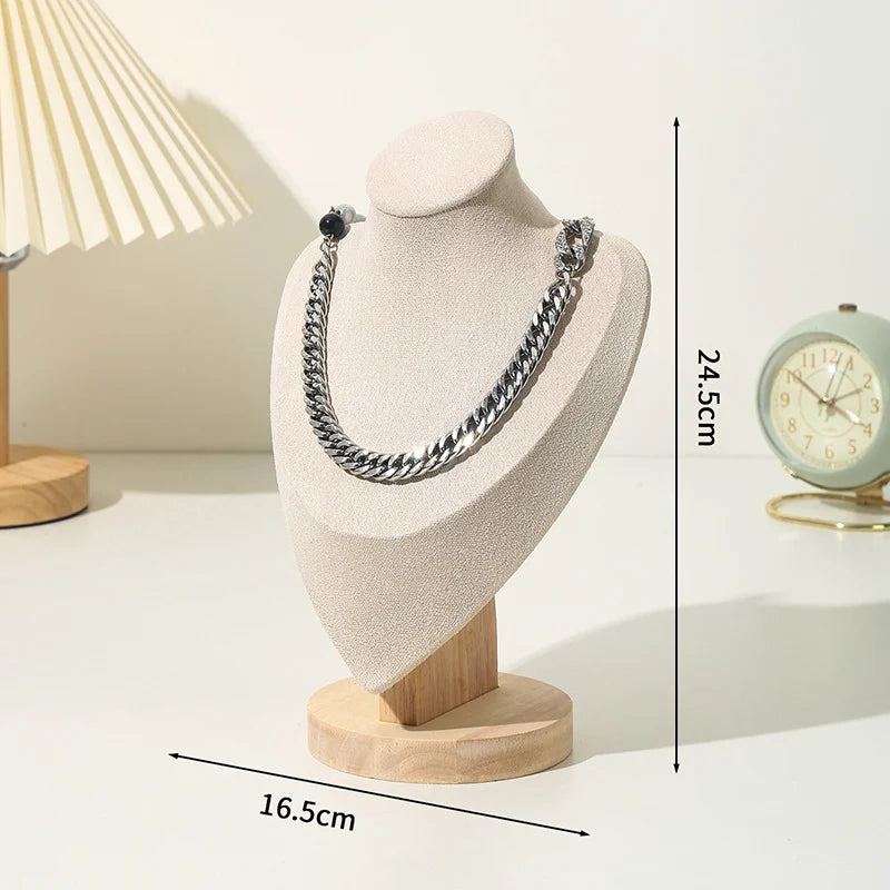 Présentoir Collier Beige