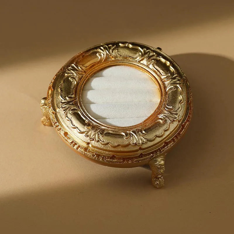 Plateau Bague Velours Cadre Photo Bagues