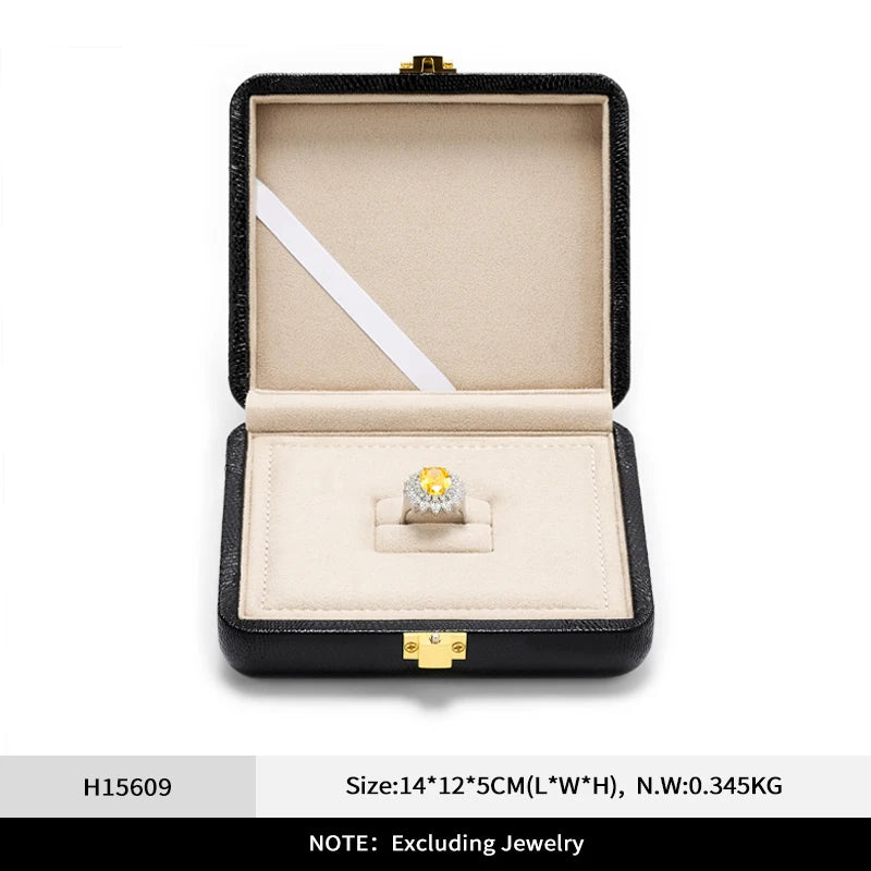 Boîte Bijoux Cuir Premium Coffret Cadeau