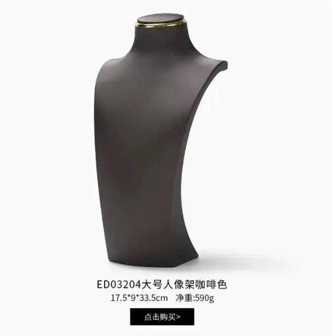 Buste Collier Résine Cou Figurine Vitrine