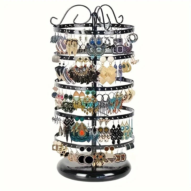 Présentoir Métal Rotatif 5 Niveaux Collier