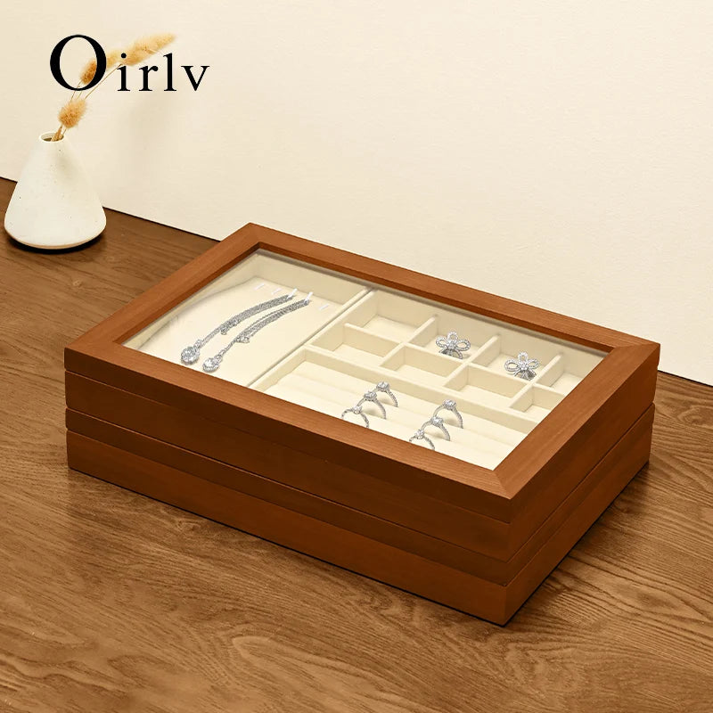 Boîte Bijoux Bois Haut de Gamme Modulable