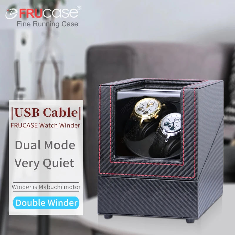 Remontoir Montre Automatique Cuir Mode Silencieux