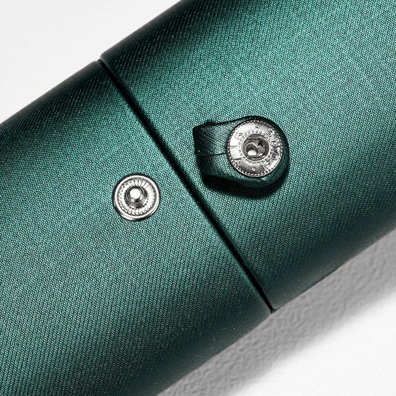 Boîte Bijoux Cuir Vert Mariage Premium